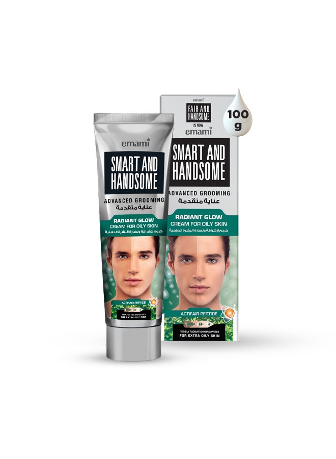 emami Men Oil Control Radiance Glow Cream | With Actifair Peptide | Matte Glow, Extra Oil Control & Shine-Free Look | For Extra Oily Skin - Image 1